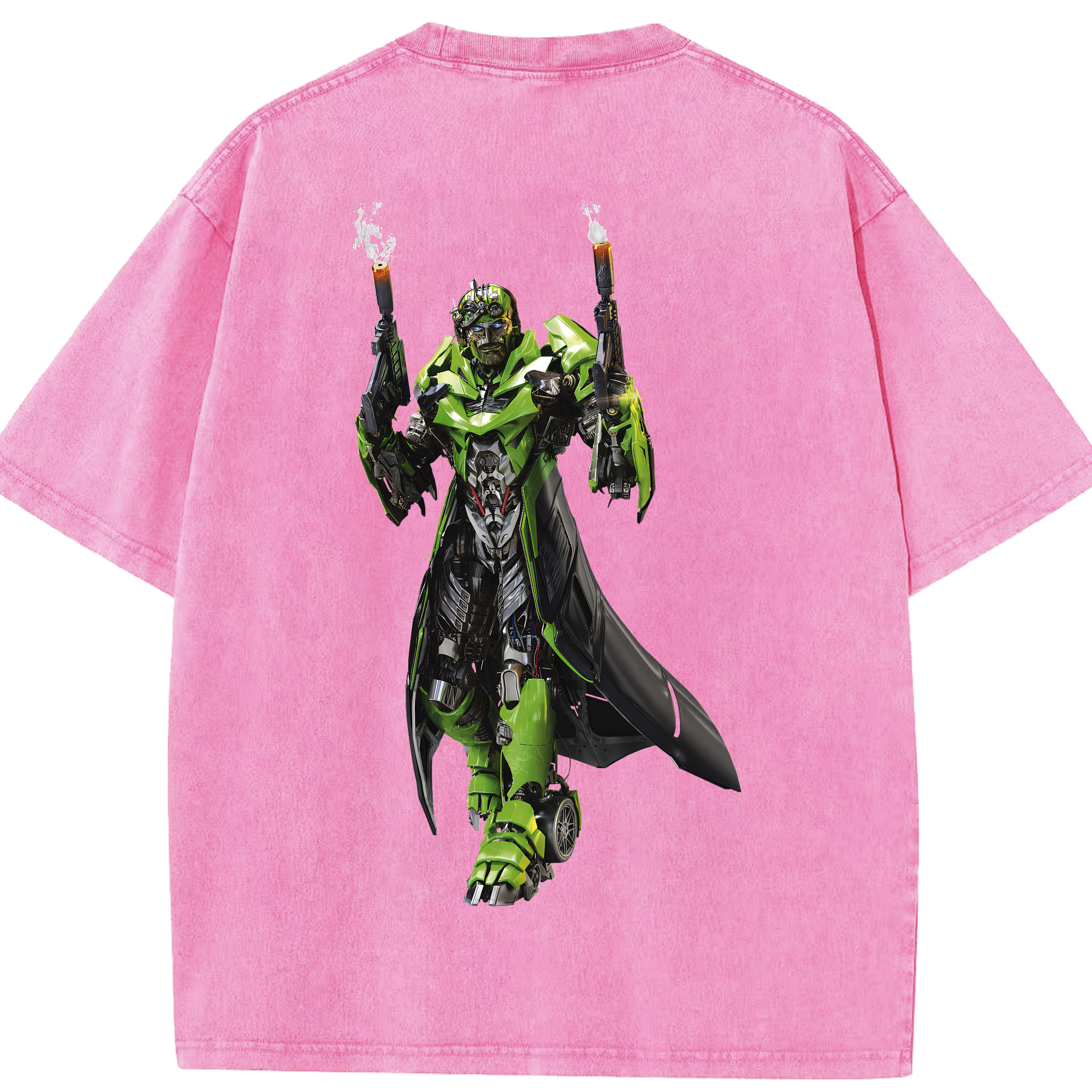 （画像用） Transformers トランスフォーマー 綿100% ヴィンテージ風 半袖Tシャツ（背面プリント）